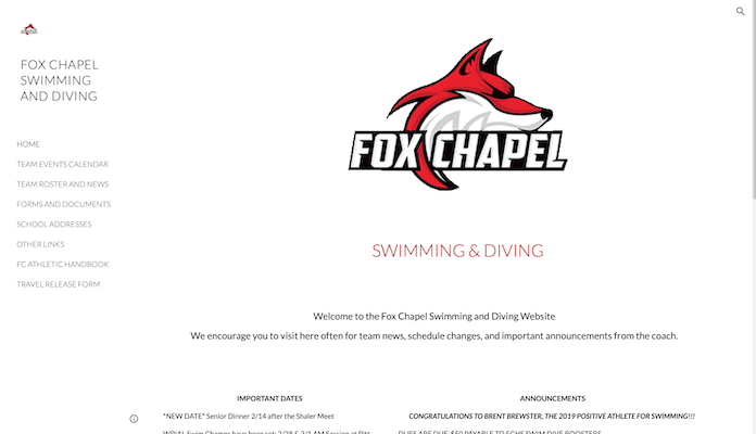 fox chapel yacht club swimming pool