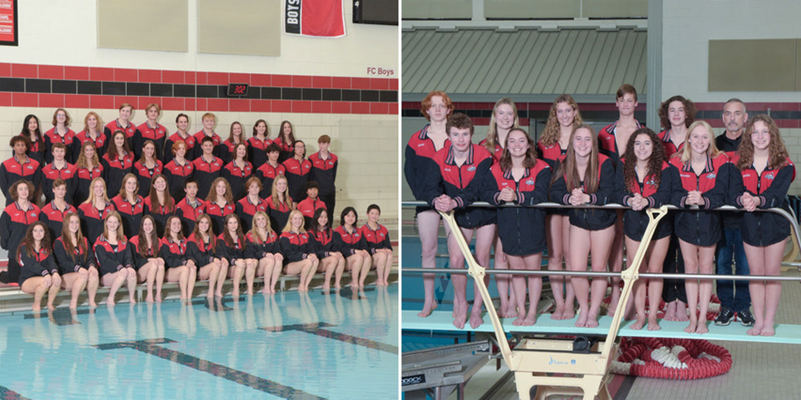 Swimming and Diving teams