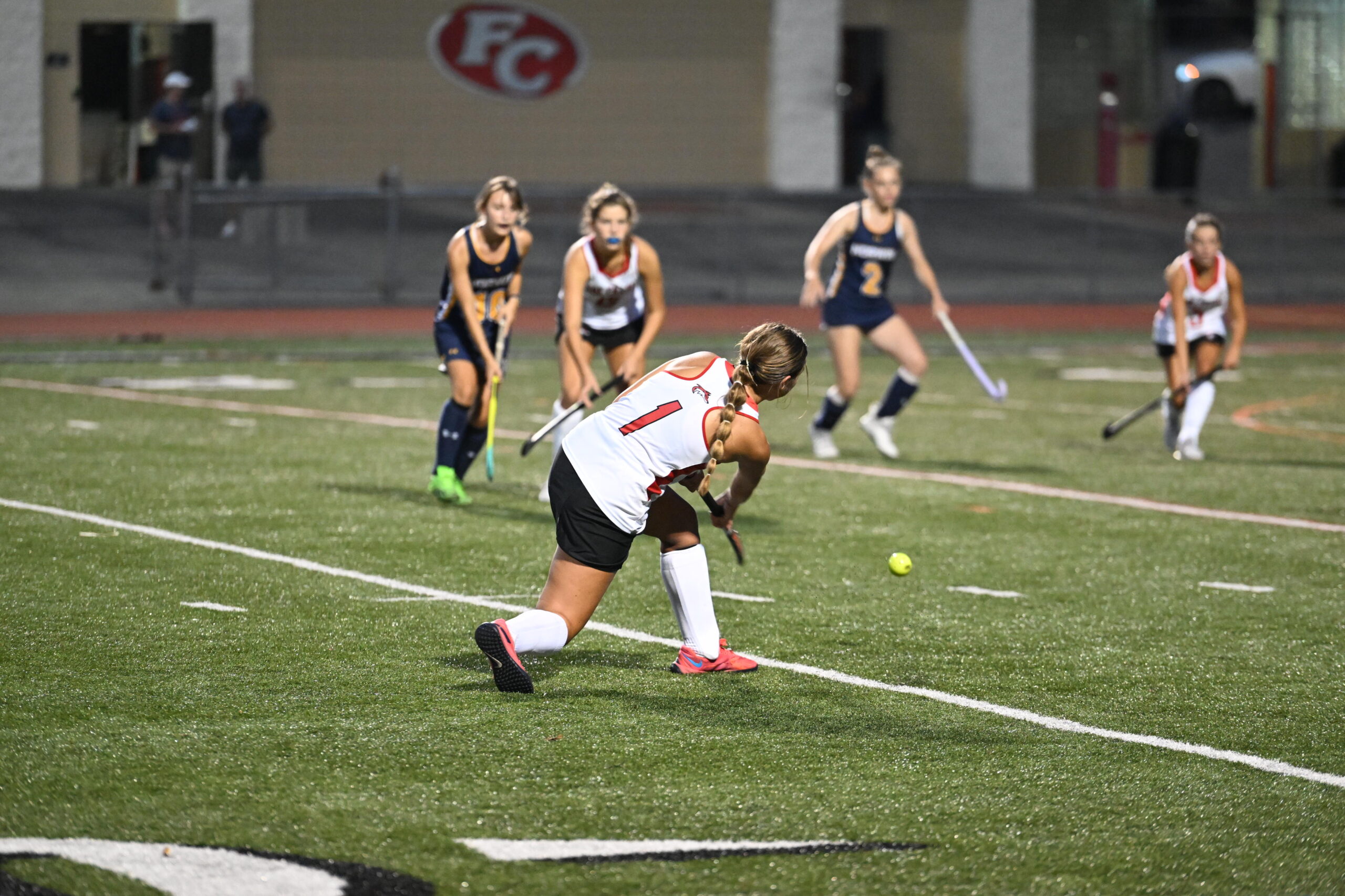 Field Hockey action